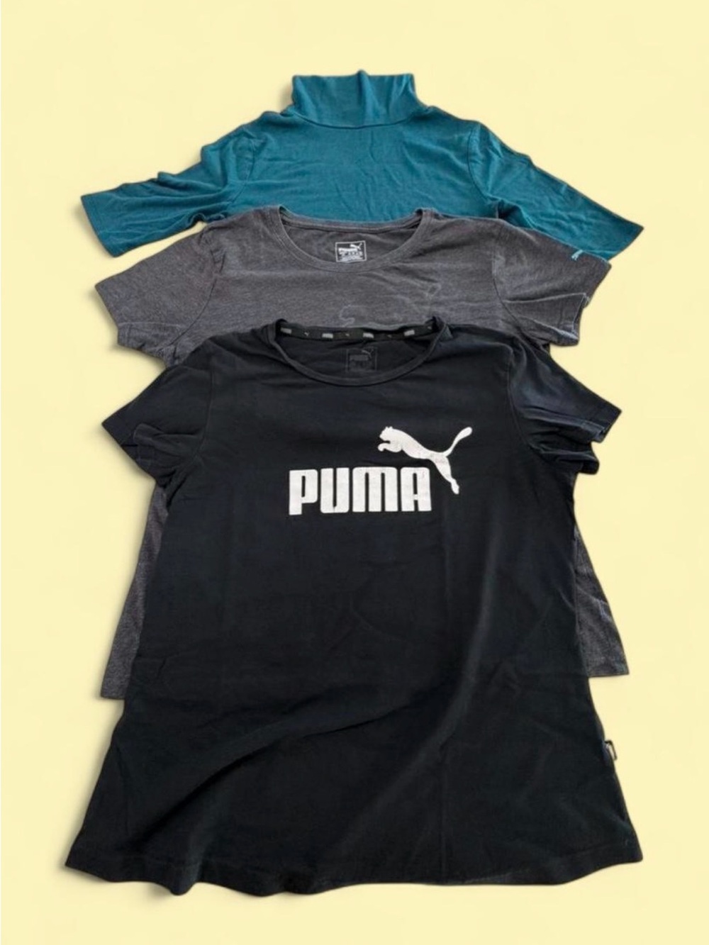 Bundle of 3 shirts 2 Puma and 1 Mossimo with turtle neck  #bundle #athletic.
